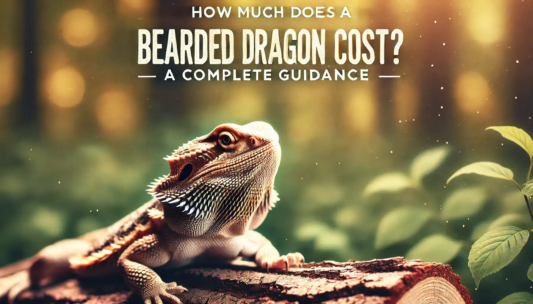 How Much Does a Bearded Dragon Cost? : A complete Guidance