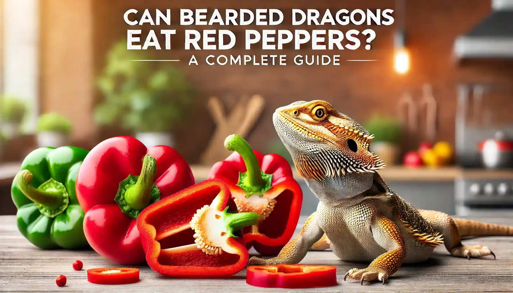 Can Bearded Dragons Eat Red Peppers?